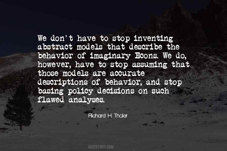 Richard Thaler Quotes #1244395
