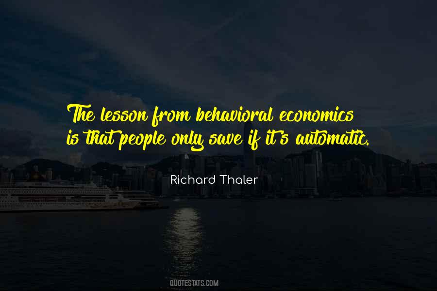 Richard Thaler Quotes #1309198