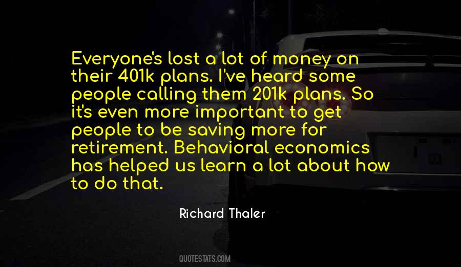 Richard Thaler Quotes #623180