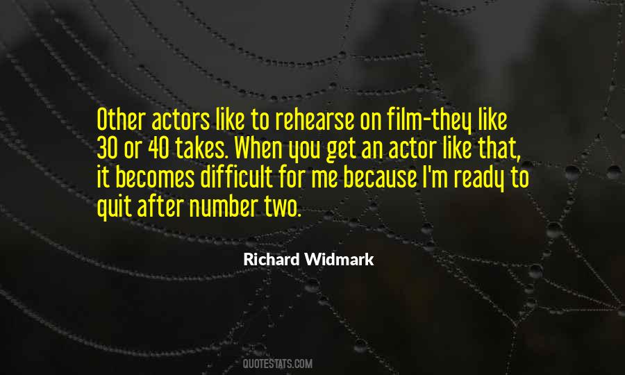 Richard Widmark Quotes #1014785