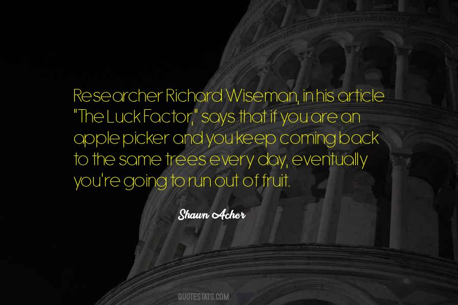 Richard Wiseman Quotes #16186