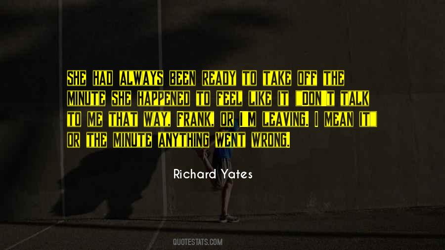 Richard Yates Quotes #291250