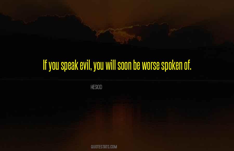 Quotes About Speak No Evil #130590