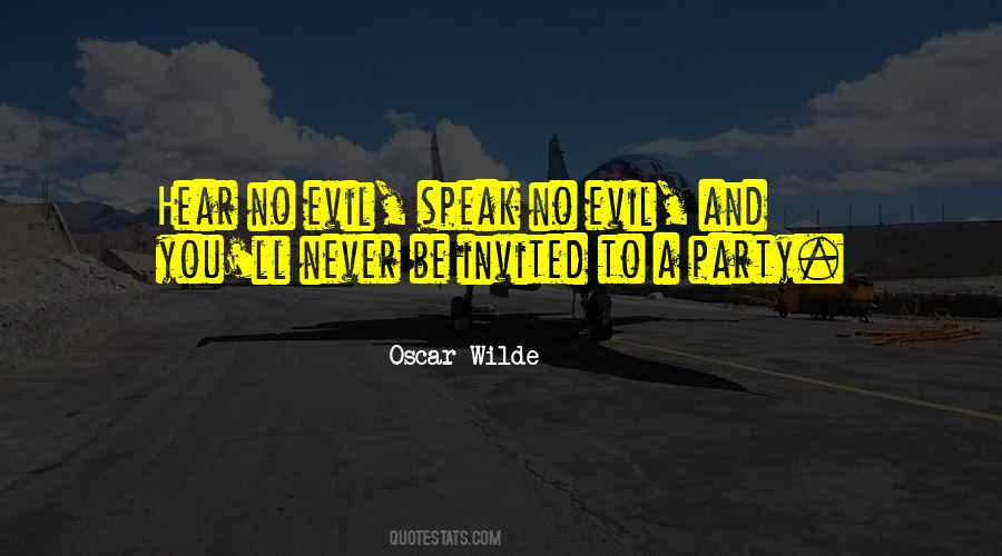 Quotes About Speak No Evil #442200