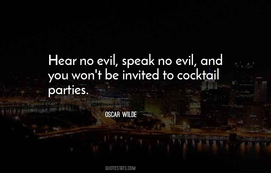 Quotes About Speak No Evil #653641