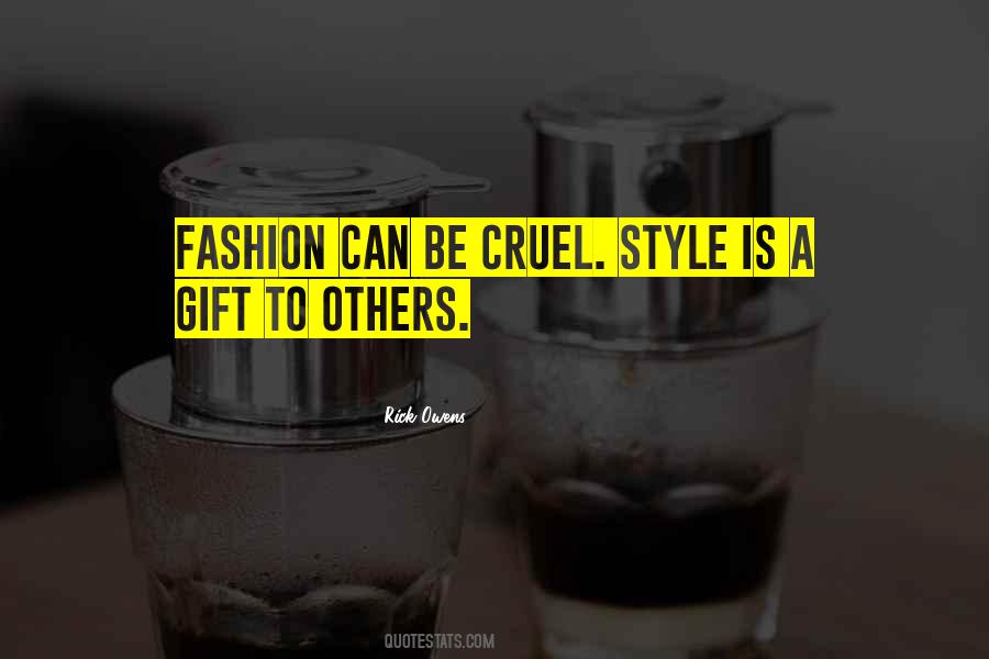 Rick Owens Quotes #120207