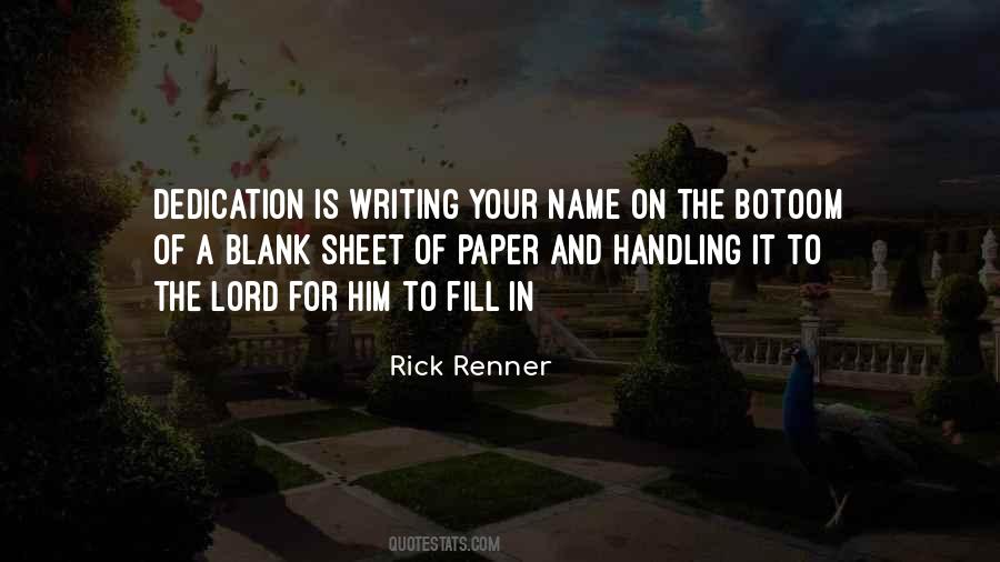 Rick Renner Quotes #1462076