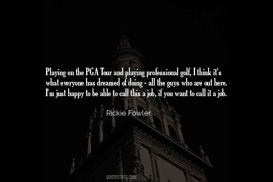 Rickie Fowler Quotes #539599