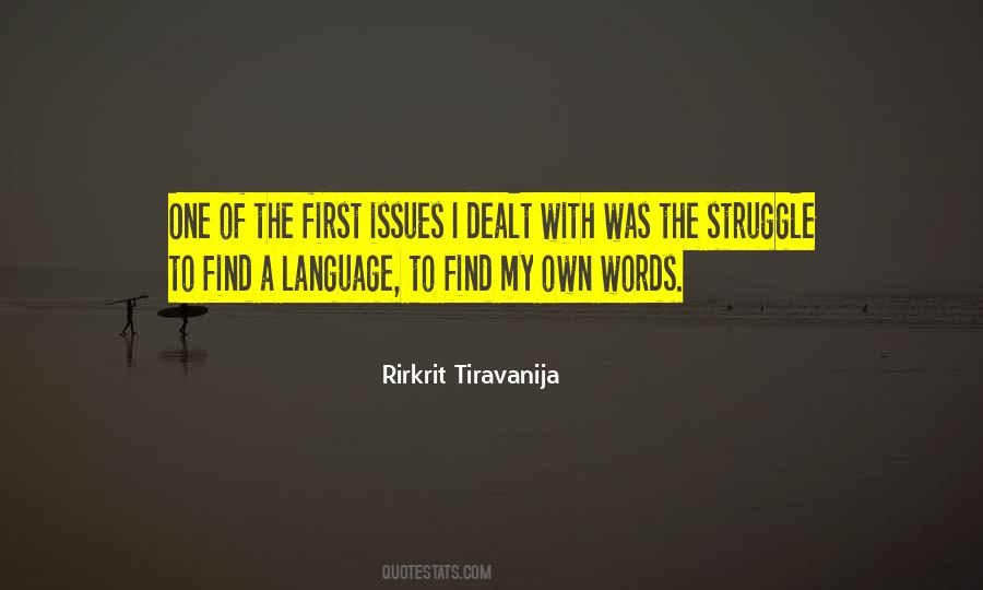 Rirkrit Tiravanija Quotes #840341