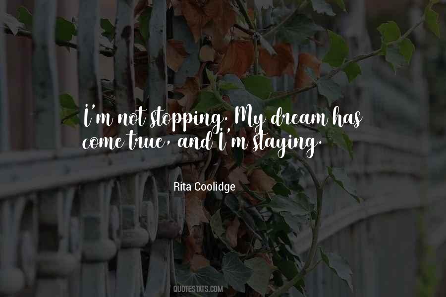 Rita Coolidge Quotes #807159