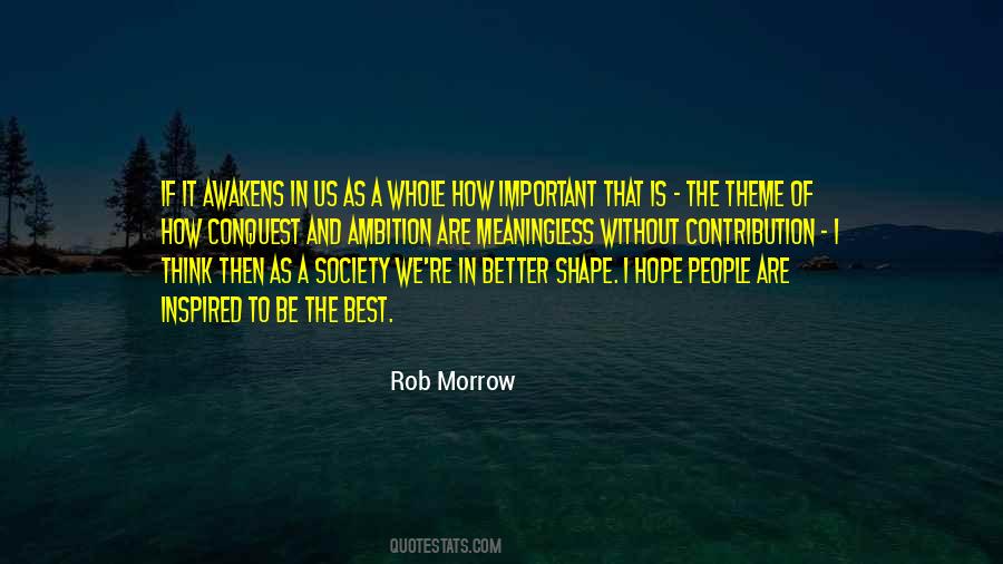 Rob Morrow Quotes #1037808