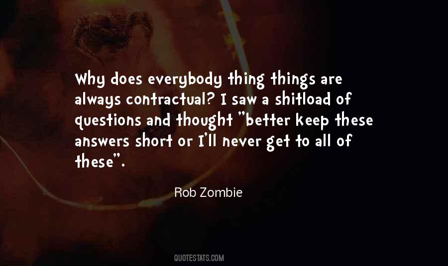 Rob Zombie Quotes #157480