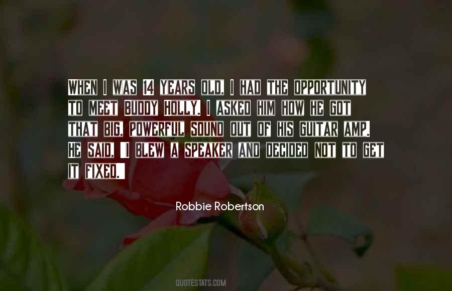 Robbie Robertson Quotes #57625