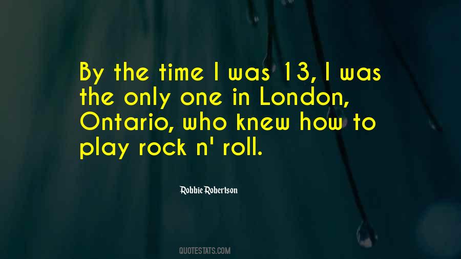 Robbie Robertson Quotes #958150