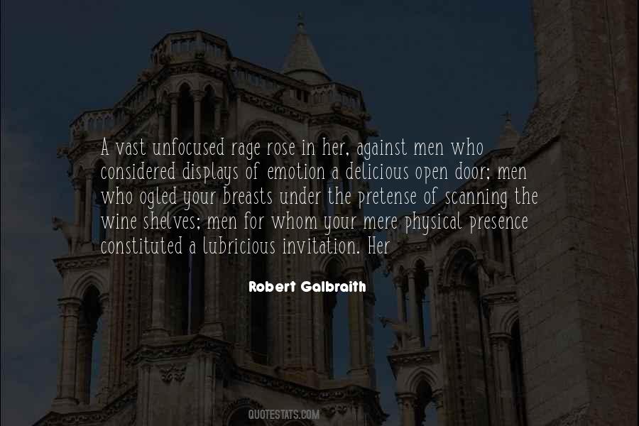 Robert Galbraith Quotes #801440