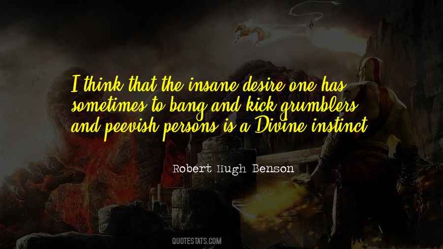 Robert Hugh Benson Quotes #1467787