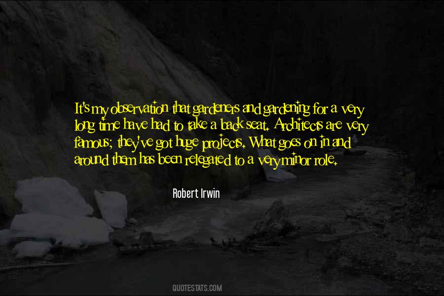 Robert Irwin Quotes #1608652