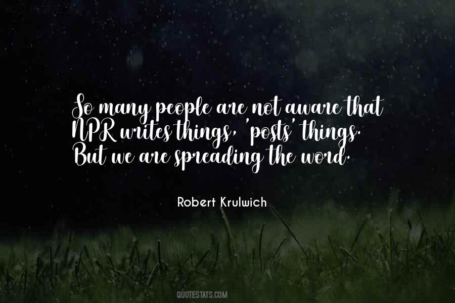 Robert Krulwich Quotes #1324173