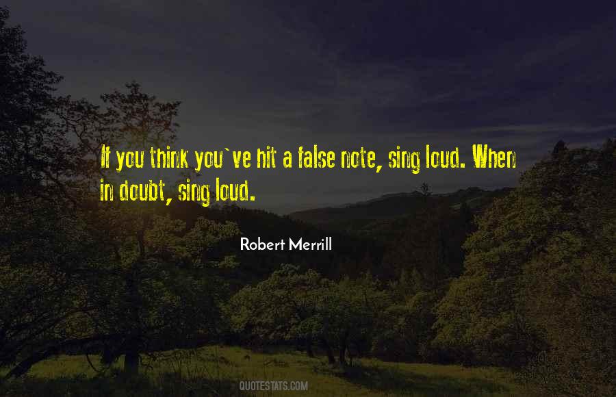 Robert Merrill Quotes #941461