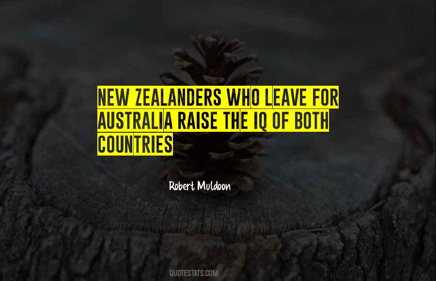 Robert Muldoon Quotes #1557149