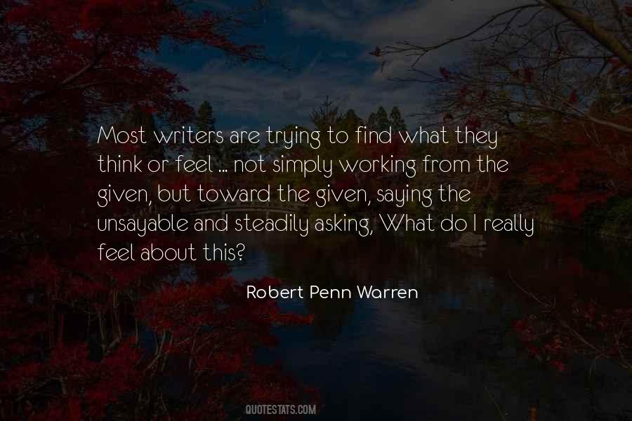 Robert Penn Warren Quotes #163614