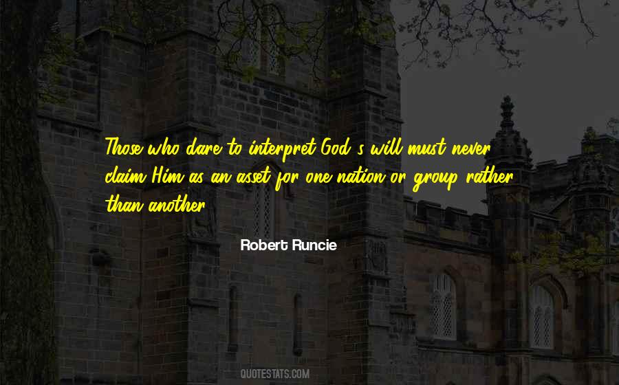 Robert Runcie Quotes #879373