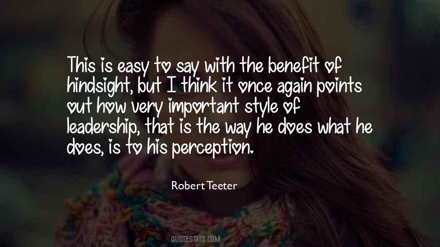 Robert Teeter Quotes #371118