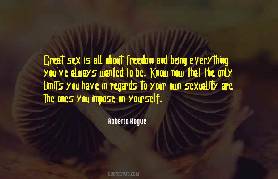Roberto Hogue Quotes #51344