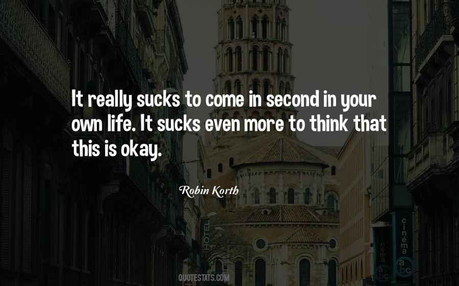 Robin Korth Quotes #1762956