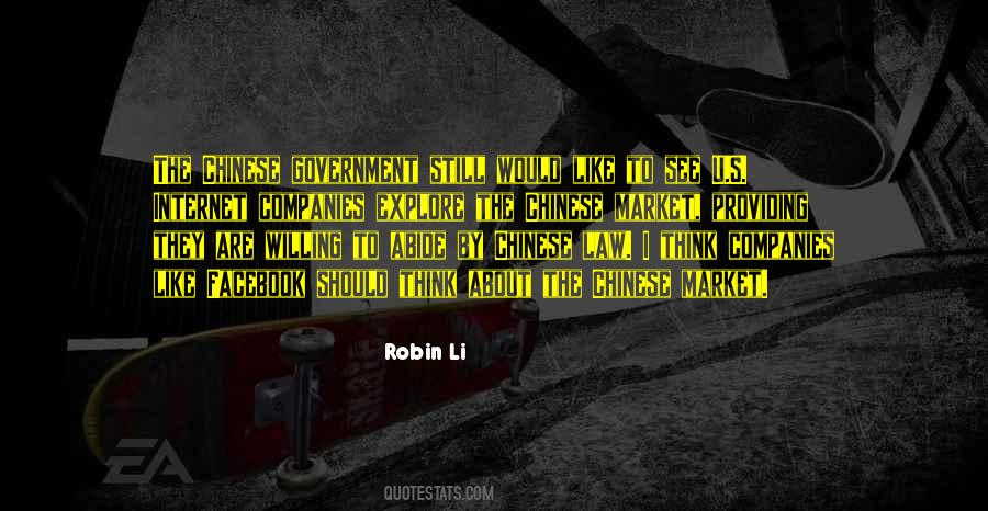 Robin Li Quotes #825467