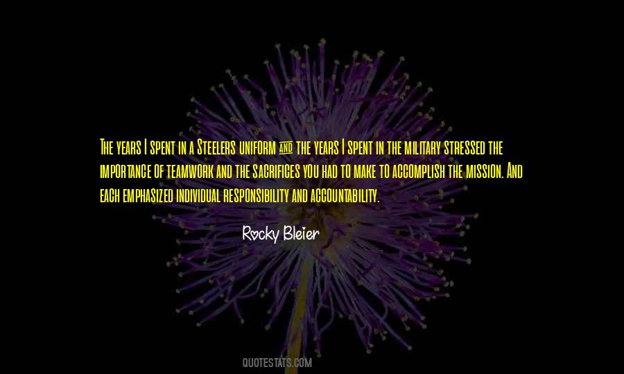 Rocky Bleier Quotes #1376228
