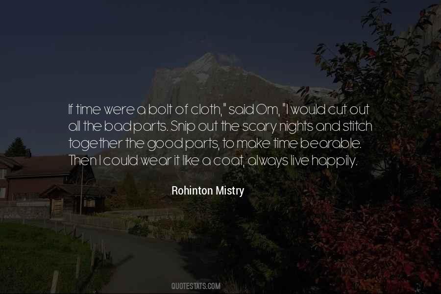 Rohinton Mistry Quotes #792539