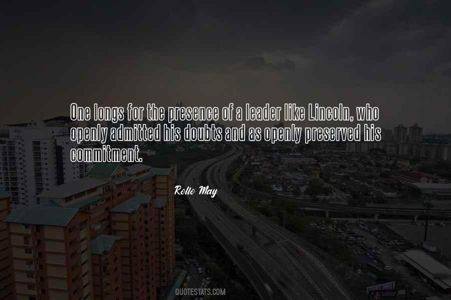 Rollo May Quotes #527139