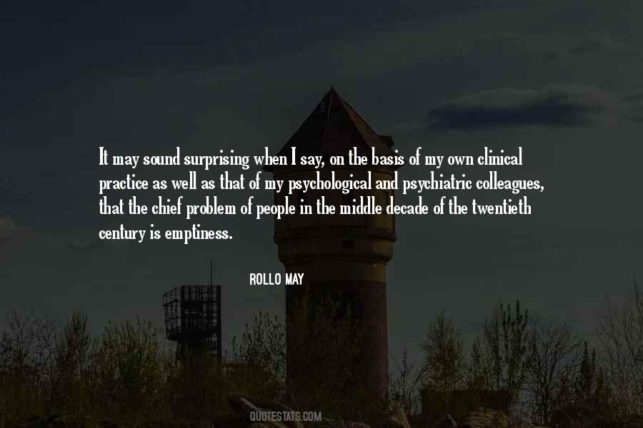 Rollo May Quotes #545291