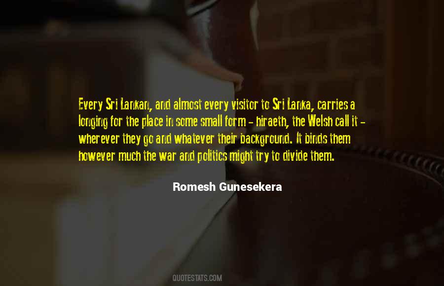 Romesh Gunesekera Quotes #959646