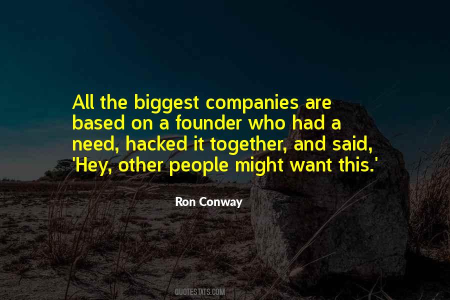 Ron Conway Quotes #1538274