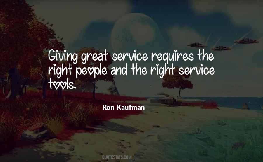 Ron Kaufman Quotes #953700