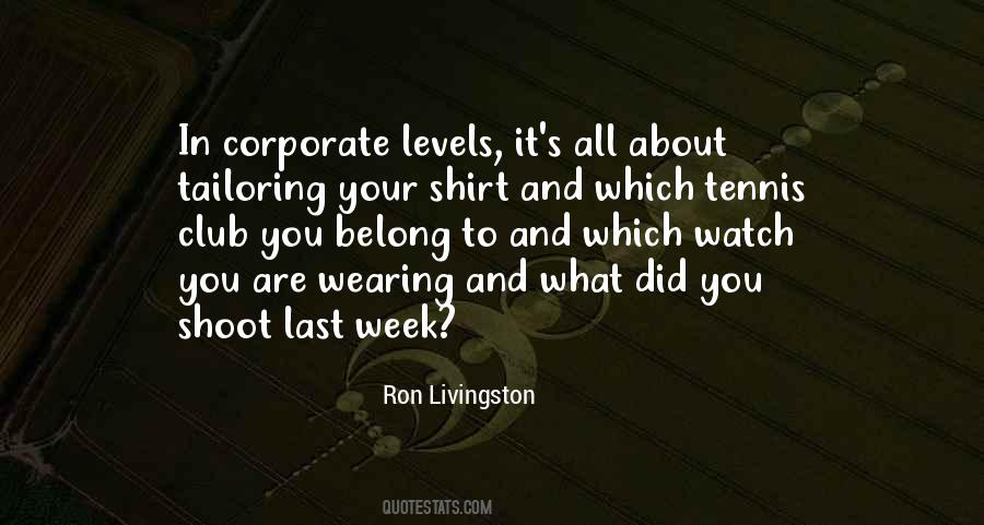 Ron Livingston Quotes #903442