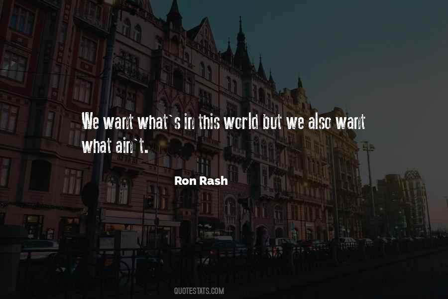 Ron Rash Quotes #1468939