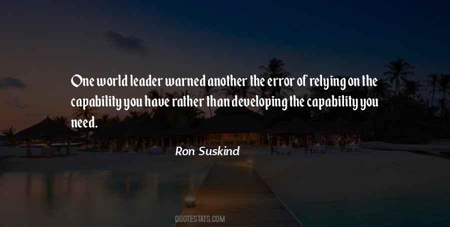 Ron Suskind Quotes #1095219