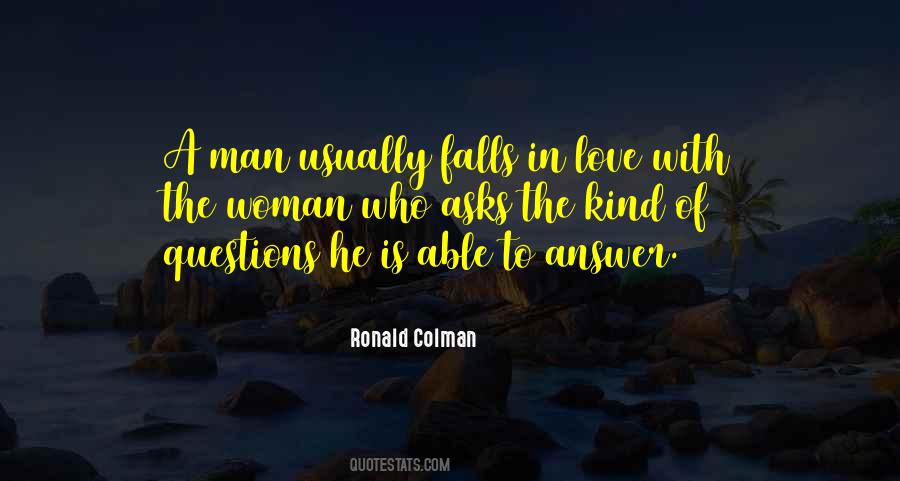 Ronald Colman Quotes #1207801