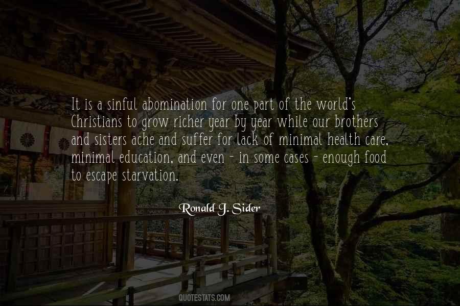 Ronald J Sider Quotes #1237652