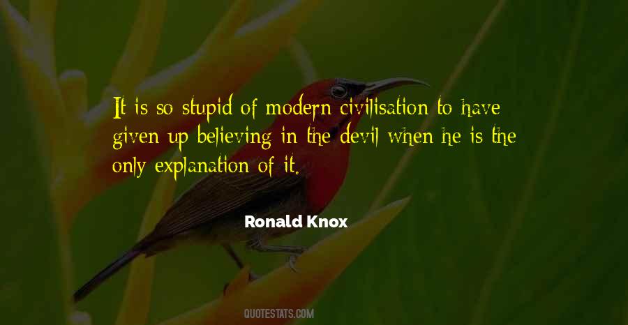 Ronald Knox Quotes #438197