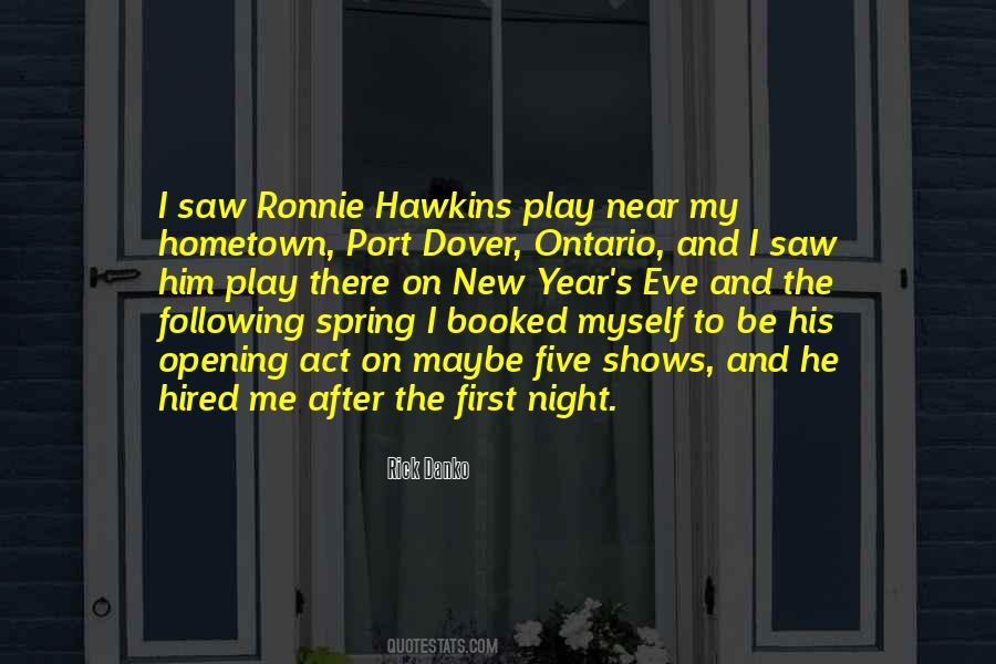 Ronnie Hawkins Quotes #353175