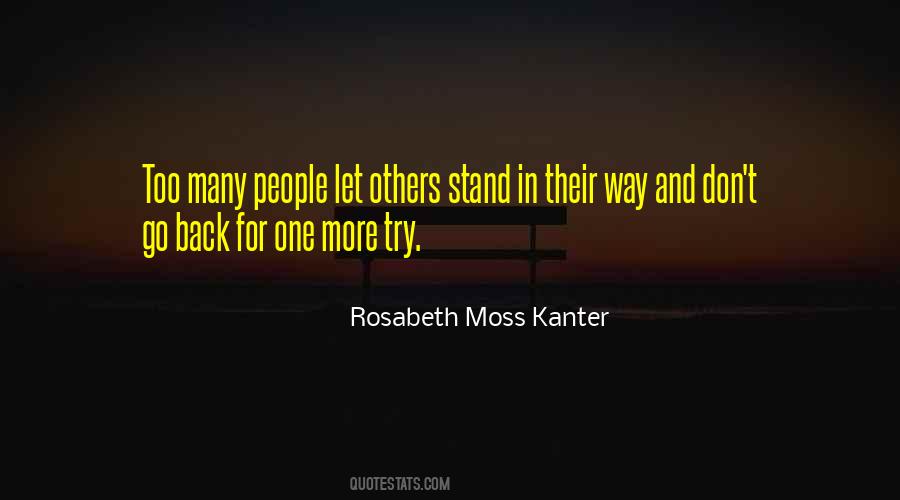 Rosabeth Moss Kanter Quotes #250458