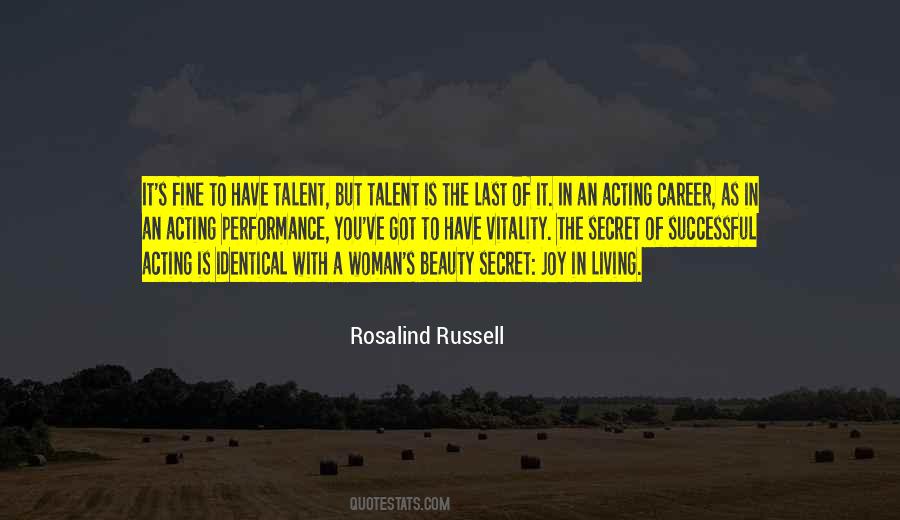 Rosalind Russell Quotes #116745