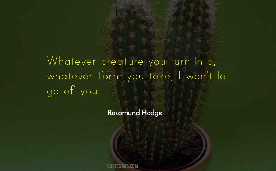 Rosamund Hodge Quotes #1274903