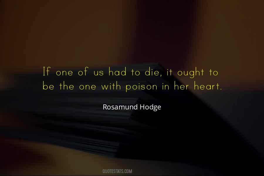 Rosamund Hodge Quotes #1278149