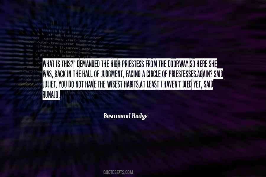 Rosamund Hodge Quotes #156666