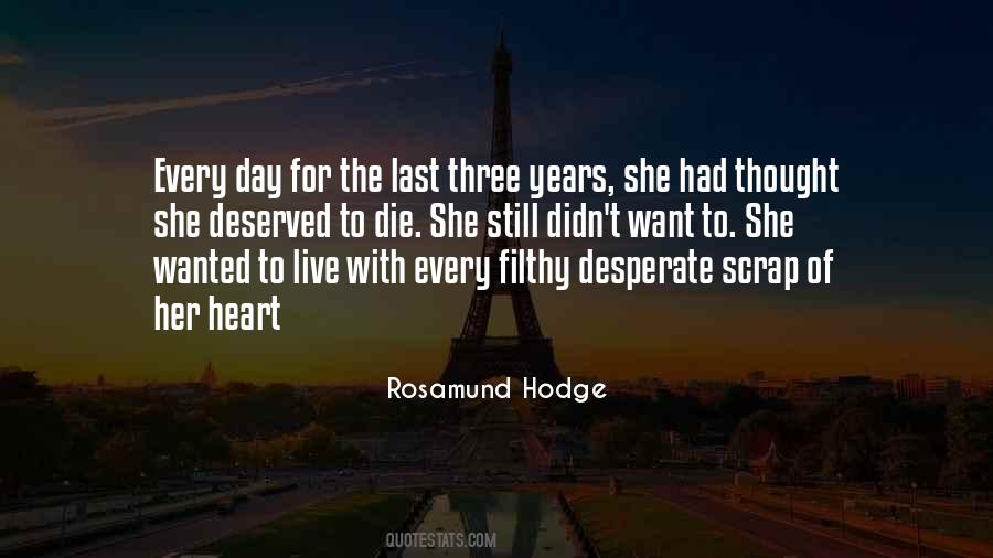 Rosamund Hodge Quotes #928258